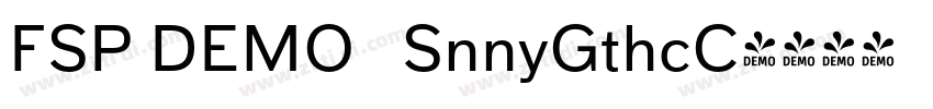 FSP DEMO   SnnyGthcC字体转换
